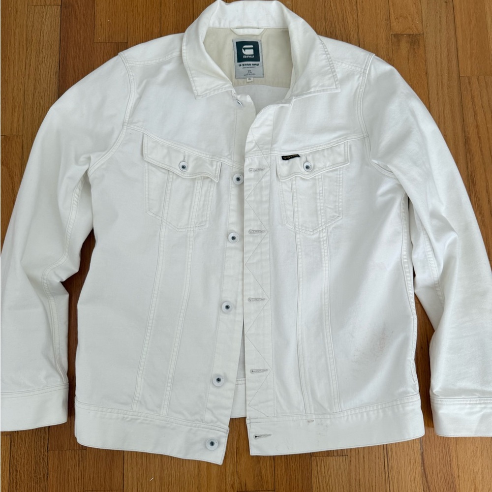 G -Star men jaket medium white